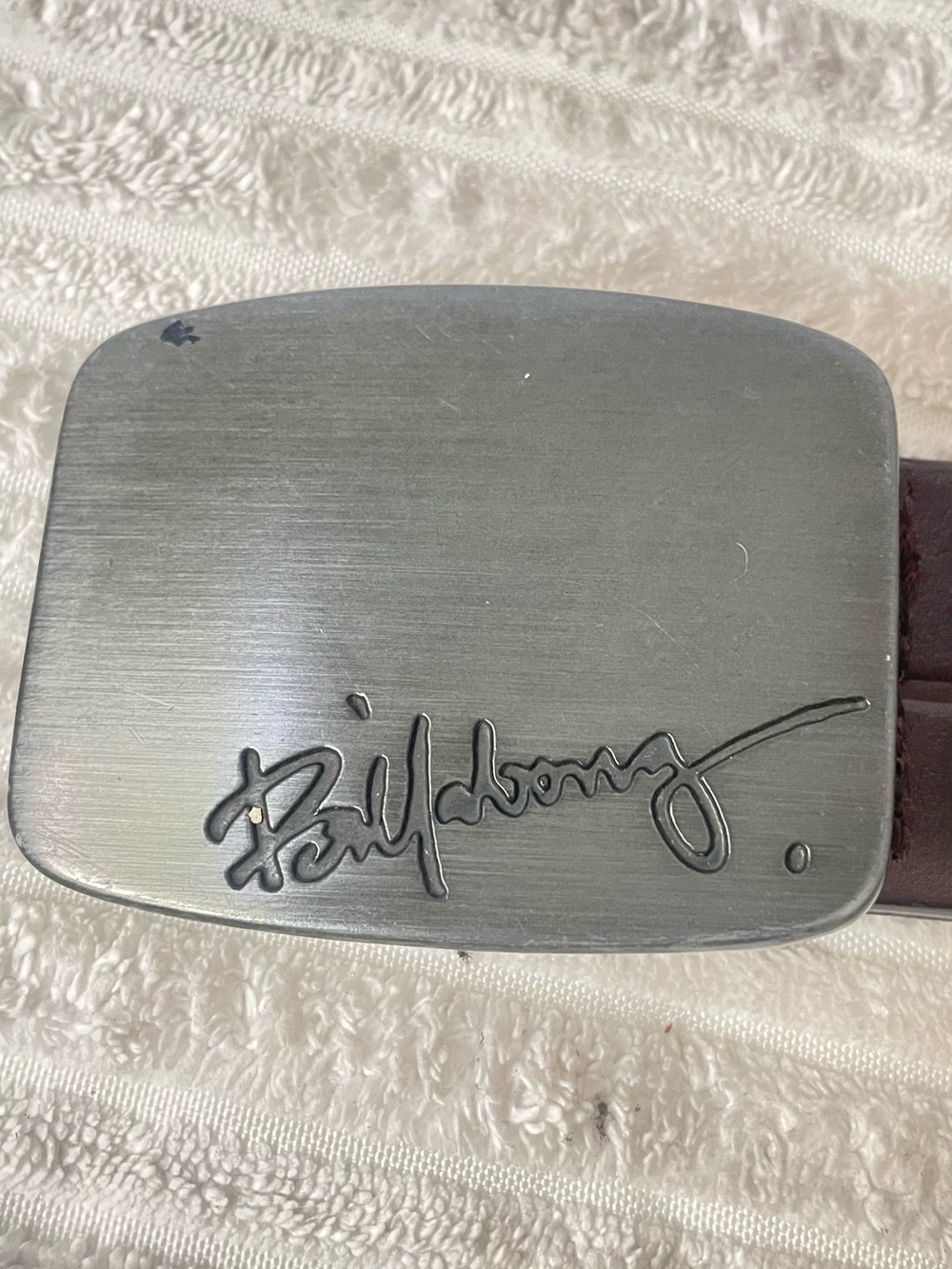 Vintage Billabong Brown Leather Belt